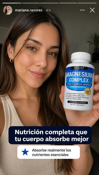 Toplux Magnesium Complex 8 en 1 | Complejo de Magnesio
